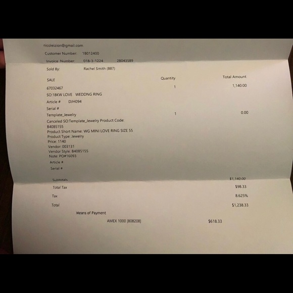 SOLD 🤩 Cartier Love Wedding Band - White Gold - Picture 8 of 8